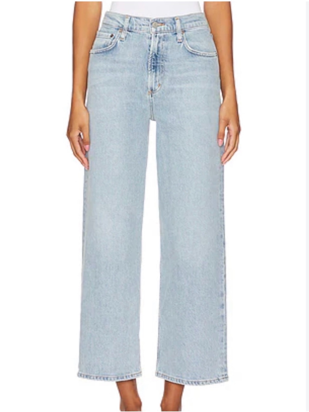 AGOLDE REN High Rise Wide Leg Jeans